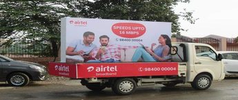 Mobile Van Advertising Company, Mobile Van Branding in Kota, Rajasthan Eicher Branding Agency